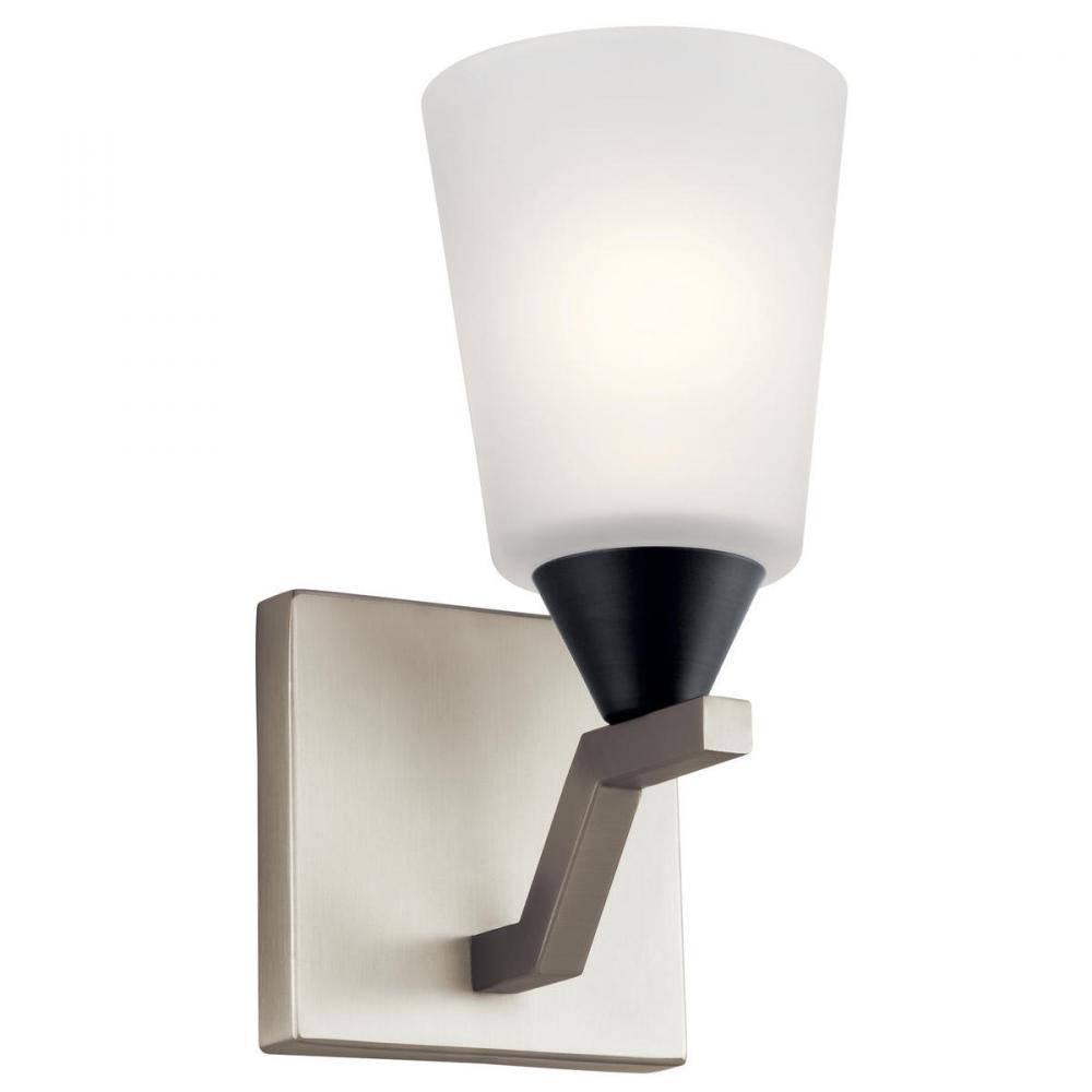 Skagos™ 1 Light Wall Sconce Brushed Nickel