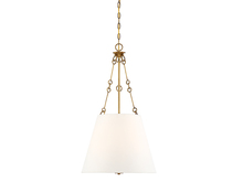  7-2201-4-322 - Austin 4-Light Pendant in Warm Brass