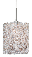 Stone Lighting PD531SISNL2M - Pendant Spaga Silver Satin Nickel LED G4 JC 2W Monopoint Canopy