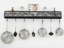 Hi-Lite MFG Co. H-80-46Y-B-BK01 - SANDRA LEE POT RACK COLLECTION