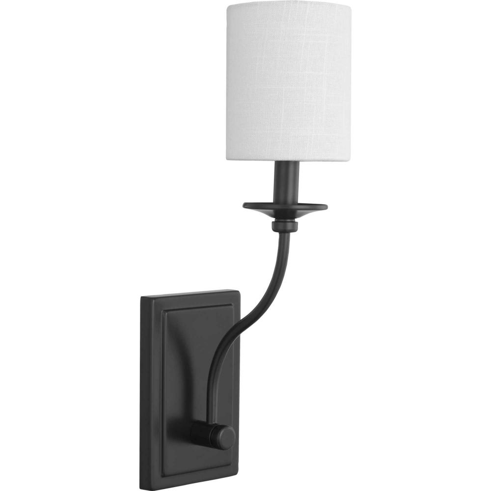 Bonita Collection Black One-Light Wall Sconce