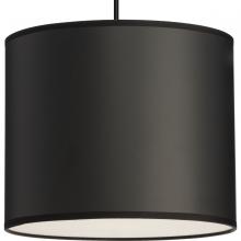 Progress P500386-193 - Markor Collection One-Light Black Parchment Shade Transitional Pendant