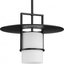 Progress P500446-31M - Mystic Collection One-Light Matte Black Contemporary Pendant