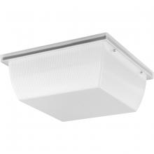 Progress P550113-028-30 - Hard Nox Collection White 12" Square Flush Mount Light