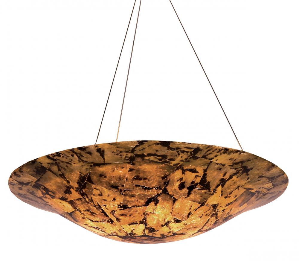 Big 4-Lt Bowl Pendant - Chocolate Tiger