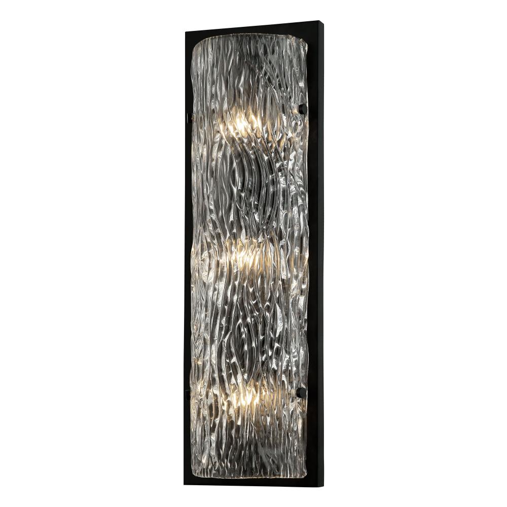 Morgan 3-Lt Sconce - Black