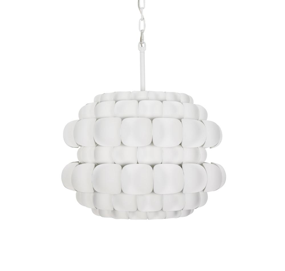 Swoon 3-Lt Pendant - Matte White