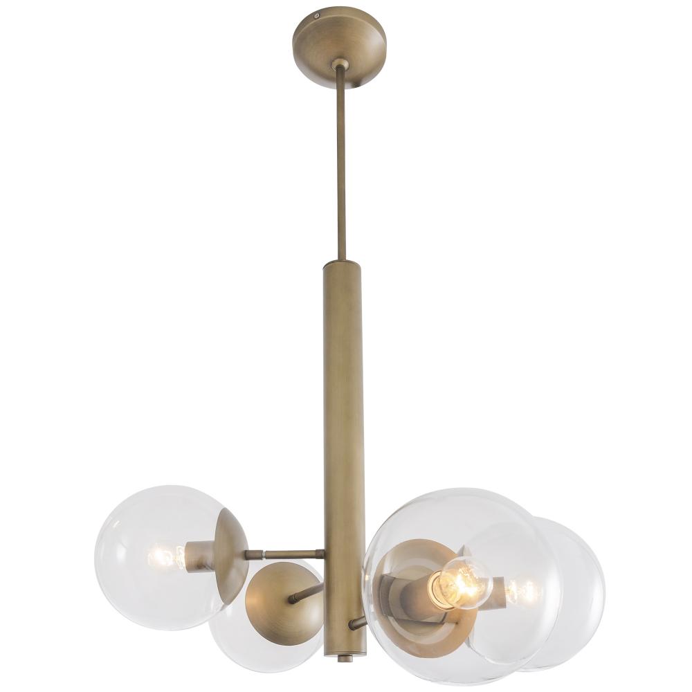 Mid-Century 4-Lt Chandelier