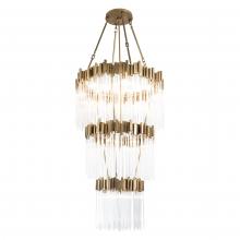 Varaluz 309C19HG - Matrix 18-Lt 3-Tier Chandelier - Havana Gold