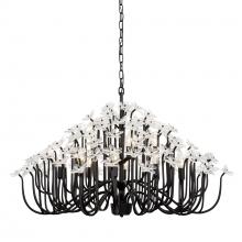 Varaluz 378C15MB - Wildflower 15-Lt Chandelier - Matte Black