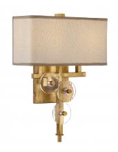 Varaluz 612280 - Engeared 2-Lt Wall Sconce - Antiqued Gold Leaf