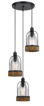 CAL Lighting FX-3584-3 - 60W X 3 Beacon Glass Pendant(Edison Bulbs Not included)