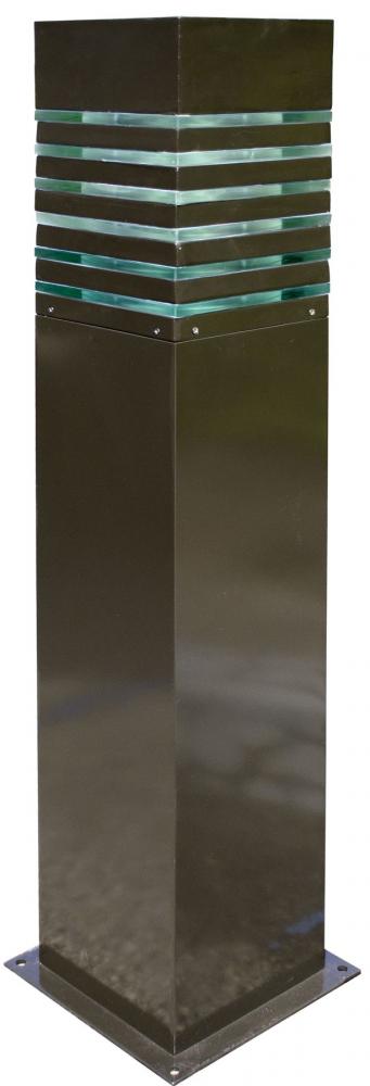 STEEL SQUARE BOLLARD 35W HPS 120V