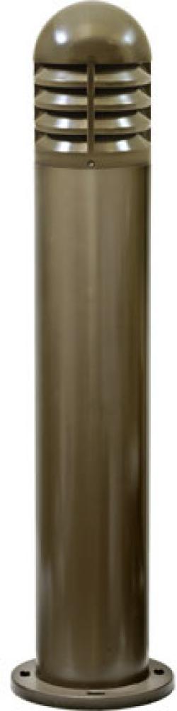 FIBERGLASS LOUVERED BOLLARD 35W HPS 120V