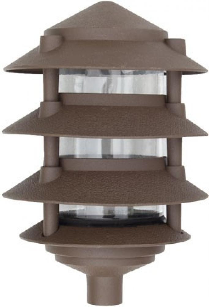 PAGODA FIX 4 TIER 6" TOP 1/2" BASE 6W FILAMENT LED 120