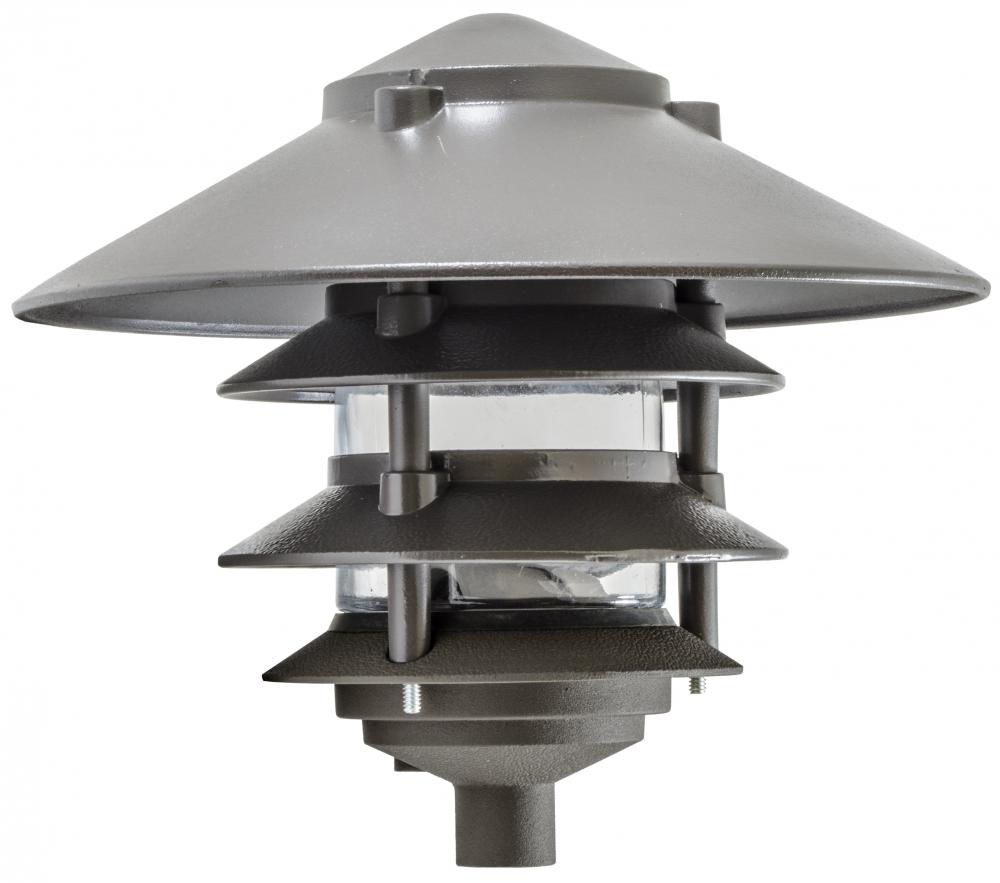 PAGODA FIX 4 TIER 10"TOP 3"BASE 7W PL7 120V