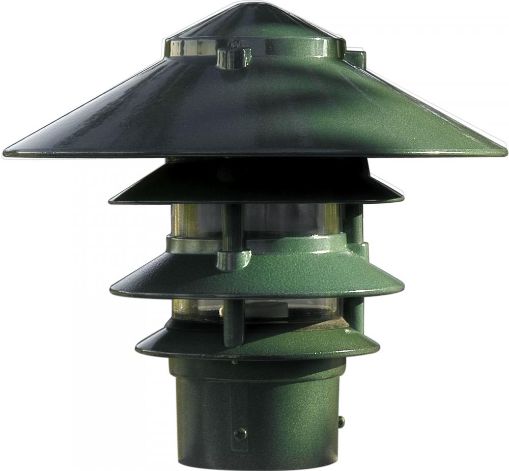 PAGODA FIX 4 TIER 10"TOP 1/2"BASE 7W PL7 120V