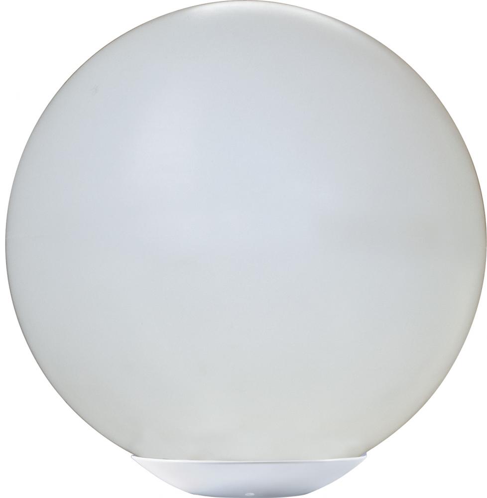 13" GLOBE FIX WHITE 16W LED 85-265V