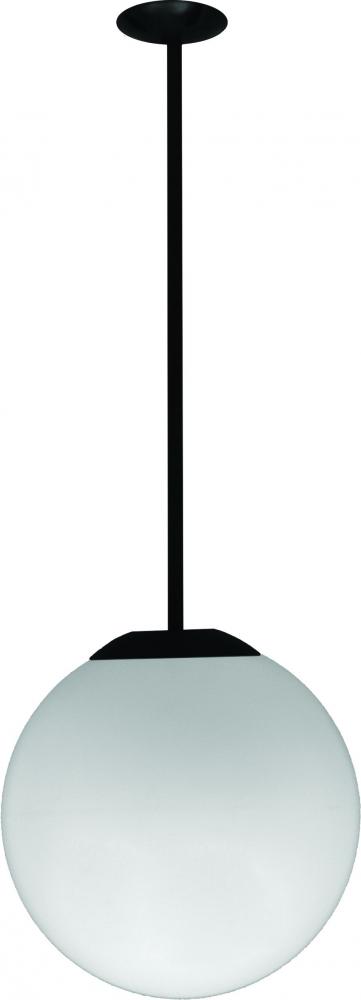 16" CEILING GLOBE FIX 24" DROP 16W LED 120V