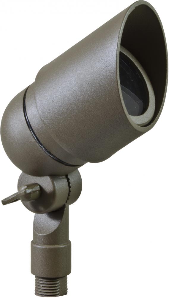 CAST ALUM SPOT LIGHT W/ROTATABLE HOOD 3W LED MR16 12V