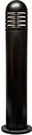 Dabmar D182-50-MT-B - Fiberglass Bollard Open Cage 50 Watt High Pressure Sodium Multi-Tap