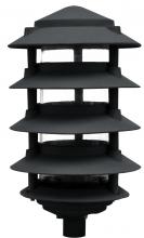 Dabmar D5553-B - PAGODA FIX 5 TIER 6" TOP 1/2" BASE 26W DL-S26-GU24 120