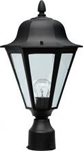 Dabmar GM132-LED9-B - DANIELLA POST TOP FIX W/ CLEAR GLASS LED 9W 85-265V