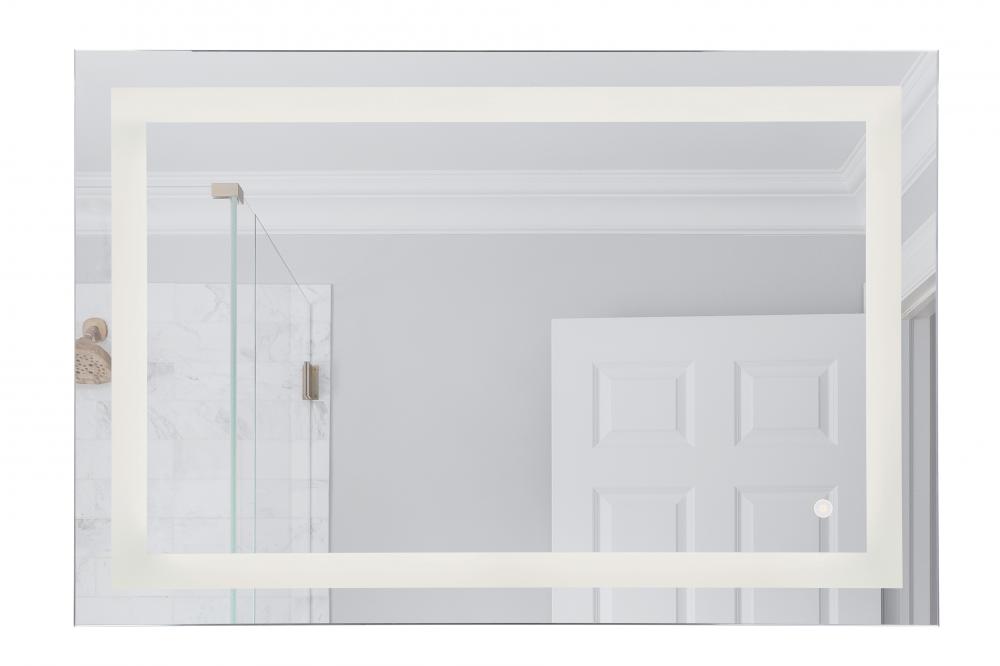 48" x 32" LED Mirror, Defogger & Dimmer, 3000K