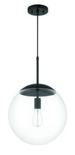 Craftmade 56893-FB - Gaze 14" 1 Light Round Pendant in Flat Black