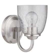 Craftmade 49901-BNK - Serene 1 Light Wall Sconce in Brushed Polished Nickel