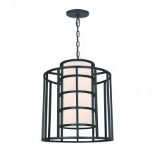 Crystorama 9597-MK - Brian Patrick Flynn Hulton 6 Light Matte Black Chandelier