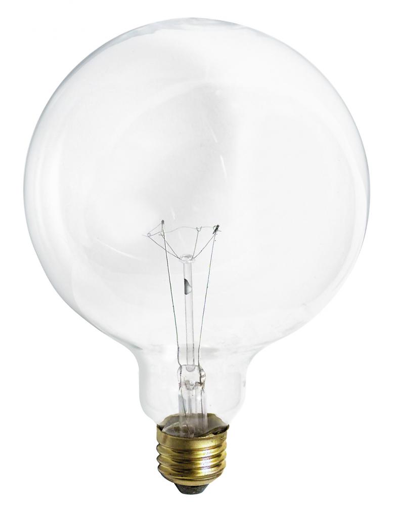 150 Watt G40 Incandescent; Clear; 4000 Average rated hours; 1700 Lumens; Medium base; 120 Volt