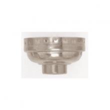 Satco Products Inc. 80/1215 - Aluminum Cap With Paper Liner; 1/8 IP Less Set Screw; Nickel Finish