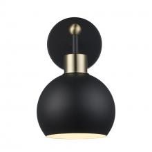 Trans Globe 22531 BKAG-BK - Indigo Wall Sconces Black/Antique Gold