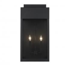 Trans Globe 51522 BK - Marley Outdoor Wall Lights Black