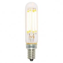 Westinghouse 5168000 - 4.5W T6 Filament LED Dimmable Clear 2700K E12 (Candelabra) Base, 120 Volt, Box