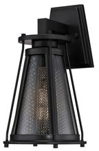 Westinghouse 6347500 - Wall Fixture Matte Brushed Gun Metal Finish Clear Glass and Black Mesh