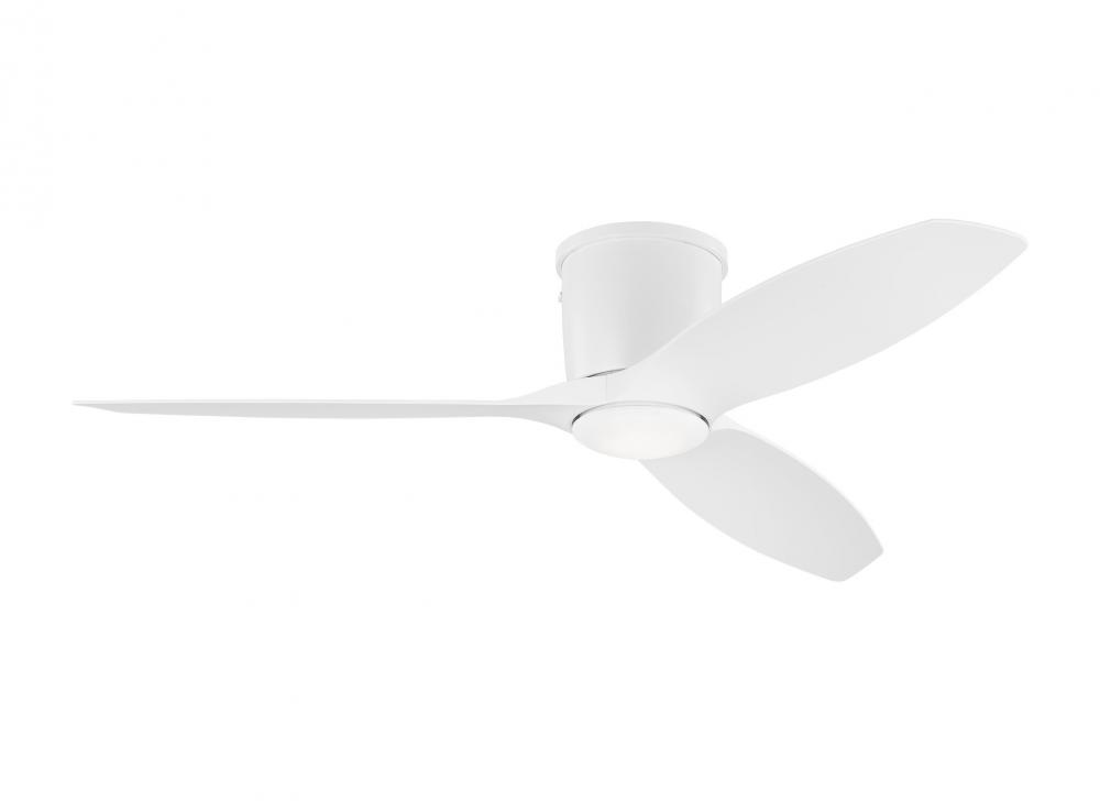 Titus 52 Inch Indoor/Outdoor Integrated LED Dimmable Hugger Ceiling Fan