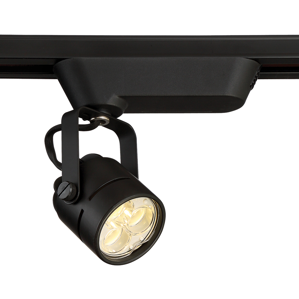 Trackhead, LED, 1LT , 9w, Rnd, Black