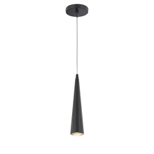 Eurofase 20444-037 - Sliver, 1LT Pendant, Small, Blk