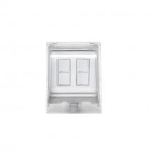 Eurofase EFDWWPW - Eurofase EFDWWPW Flush Mount Dual Duplex Stack Switch With Weatherproof Cover and Gang Box