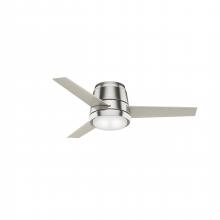 Casablanca Fan Company 59570 - Casablanca 44 inch Commodus Brushed Nickel Low Profile Ceiling Fan with LED Light Kit & Wall Control