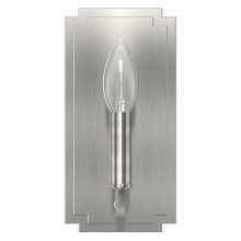 Hunter 19579 - Hunter Zoanne Brushed Nickel 1 Light Sconce Wall Light Fixture