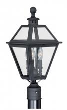 Vaxcel International T0082 - Nottingham 9-in Outdoor Post Light Textured Black