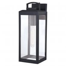 Vaxcel International T0567 - Kinzie 6-in. W Outdoor Wall Light Textured Black