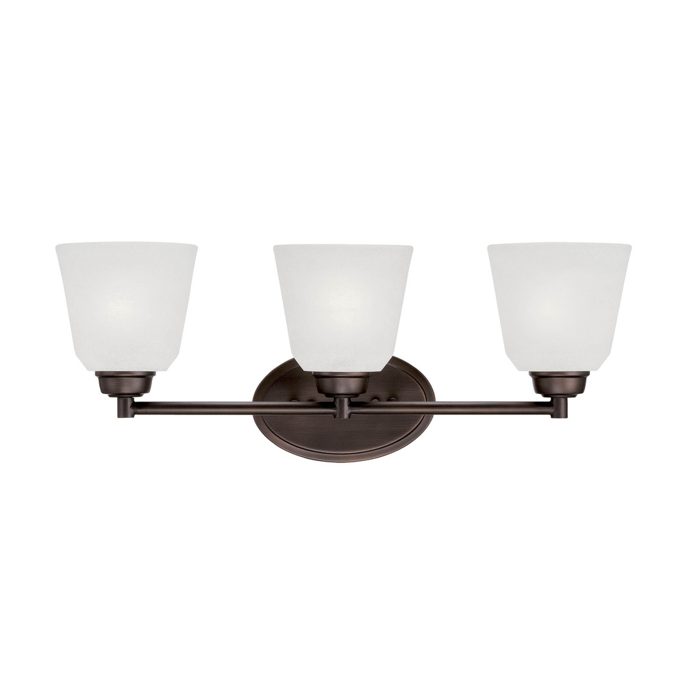 Franklin 3-Light Vanity Rubbed Bronze