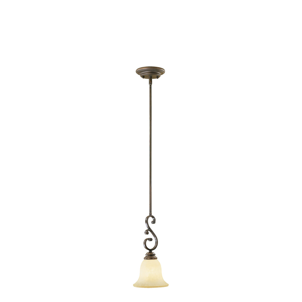 Oxford 1-Light Mini-Pendant light Rubbed Bronze