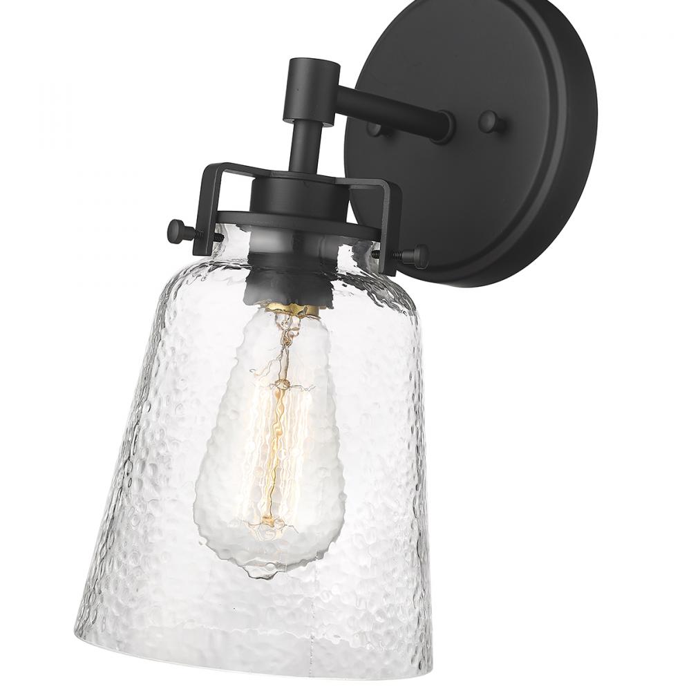 Amberose 1-Light Wall Sconce Matte Black