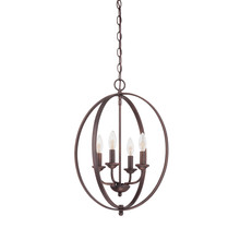 Millennium 3034-RBZ - 4-Light Pendant light Rubbed Bronze