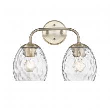 Millennium 498002-MG - Gallos 2-Light Vanity Modern Gold